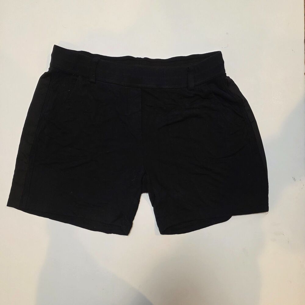 Belyn Key Black Golf Shorts Women’s Size L 5” Inseam Stretch Activewear